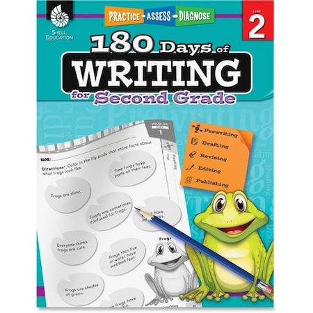 Shell Education Teacher Created Materials 180 Days Of Writing, Gr-2, Ast SHL51525